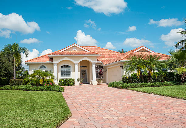 Residential Paver Driveway in Wabasso Beach, FL